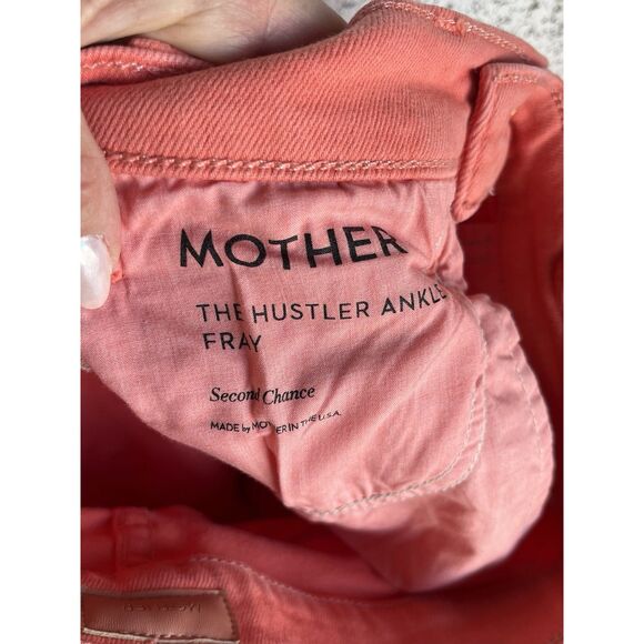 Mother The Hustler Ankle Fray - Size 25 - Persimmon - Picture 10 of 12